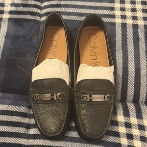 Calvin Klein Black Loafers Sleek Slip-On Design